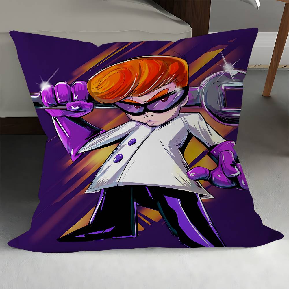 Dexters Labor Didi Büro Kissenbezug Auto Kissenbezug 45X45CM Lendenkissenbezug Sofakissenbezug