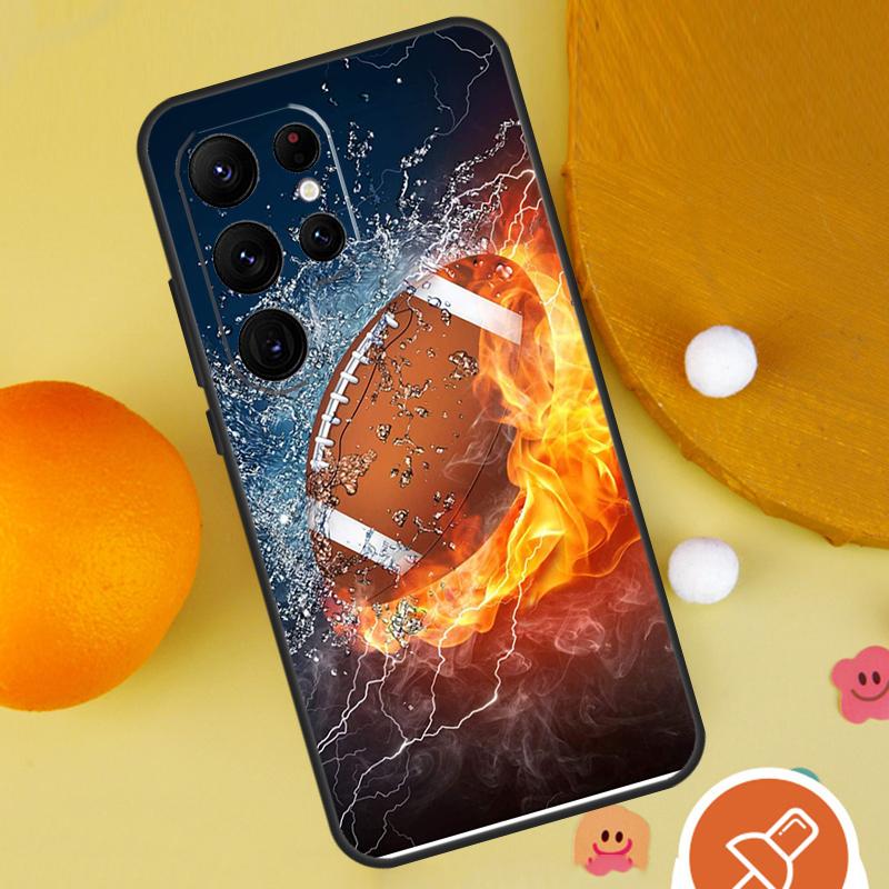 Rugby Phone Case For Samsung Galaxy S25 Ultra S24 S22 S21 Ultra S9 S10 S20 Plus S23 FE Funda Cover