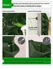 Vertical 3D Greening Bonsai Plant Wall: Large Multi-Layer Wall-Mounted Flower Trough
