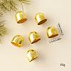Christmas Bell Ornaments With Metal Material For Holiday Tree Scene Decor