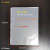 4-Ring Binder A3 Document Holder 4-Rings Folder A3 File Storage Paper Organizer Transparent Binder Sleeves A3 Folder