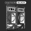 Electroplated Transparent Magnetic Phone Case For Google Pixel 8 Pro Magsafe Wireless Charging Soft Tpu Back Cover