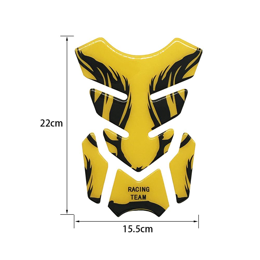 Silver Red Gold 3D Motorcycle Fuel Oil Tank Pad Decal Protector Cover Sticker Universal For Honda Yamaha Kawasaki Suzuki