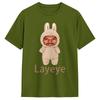 Kanye Wests Layeye TShirt Summer Pure Cotton TShirts For Unisex Casual Tee Shirt Short Sleeve Y2K Casual Tees