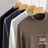 LCsanyp Men's Semi-High Collar Thermal Long Sleeve Top