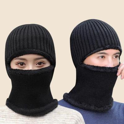 Winter tägliche Strickmütze Sturmhaube Halswärmer
