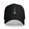 Sommer Paris Grün Eiffelturm Muster Baseballkappe Outdoor Sport Streetwear Druck Hip Hop Hüte Unisex Unisex Hochwertige Kappen