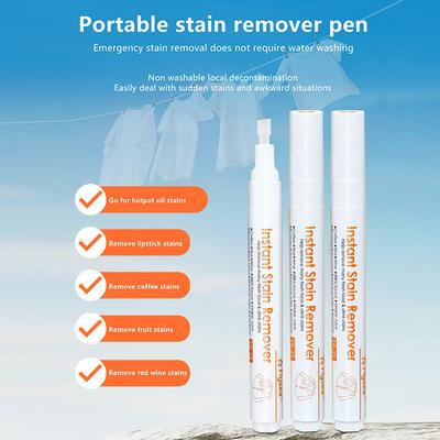 1 Pcs No-Wash Portable Stain Remover Pen Portable Travel Friendly Works On Food And Drink Stains Multipurpose Bleach Pen