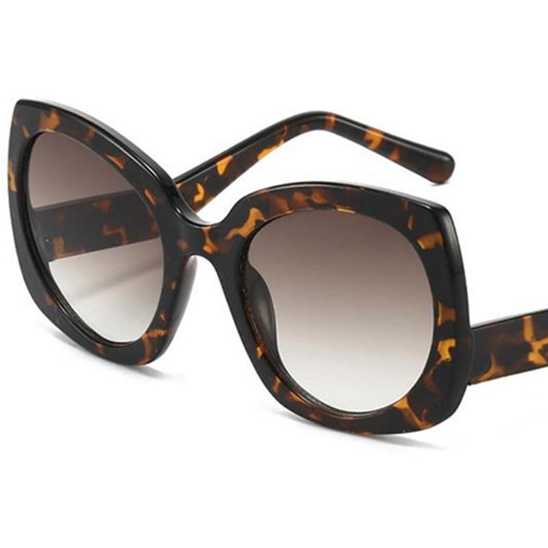 Fashion Sun Glasses Women Anti-UV Spectacles Butterfly Eyeglasses Personality Google Retro Oversize Patchwork Frame Sunglasses