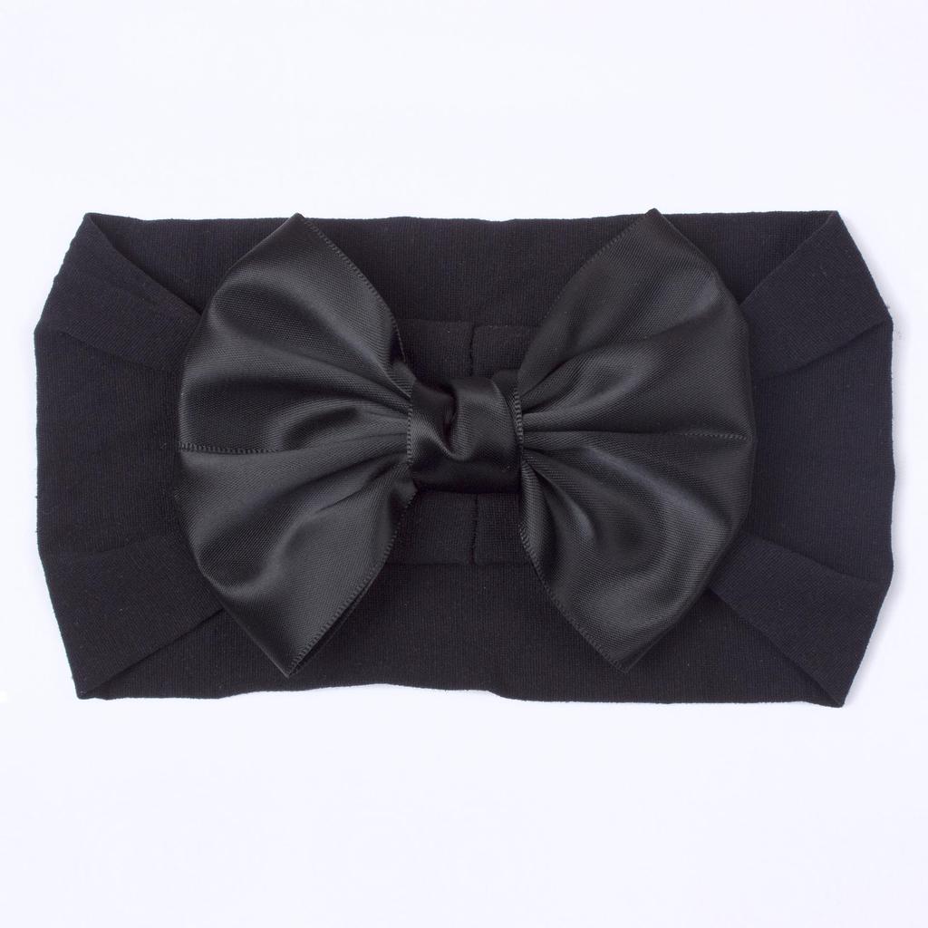 2023 Soft Nylon Wide-Brim Bow Headscarf for Babies and Kids