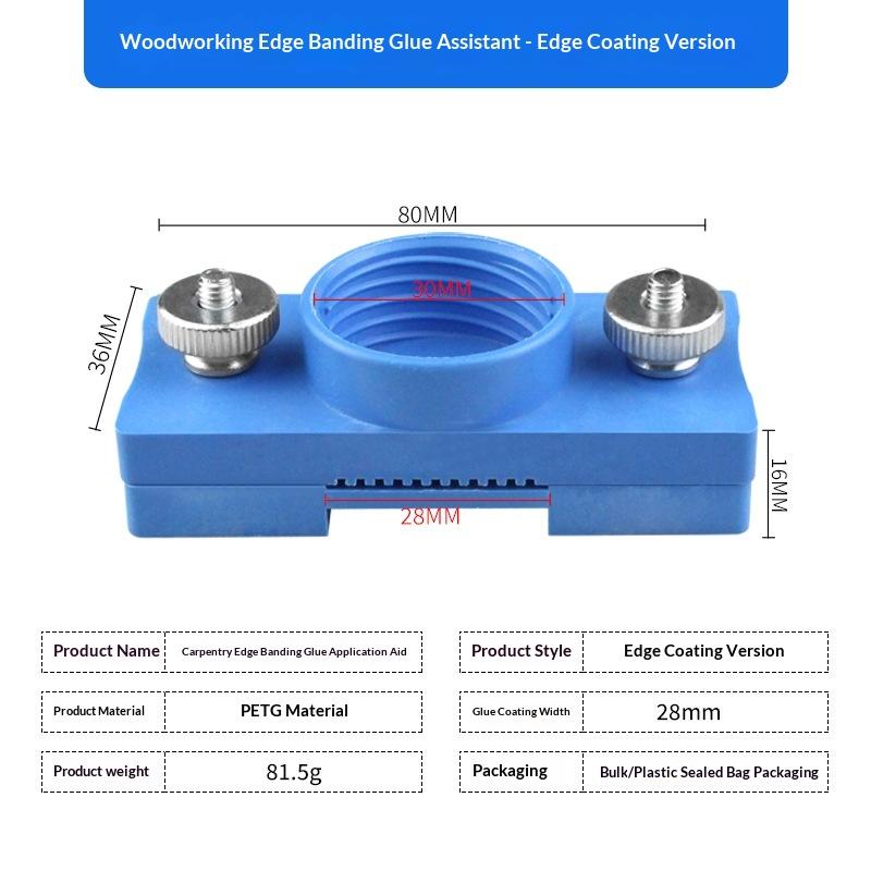 Versatile Edge Banding Glue Roller Tool Adjustable 8-40mm for Woodworking Edge Sealing Home Workshop Use