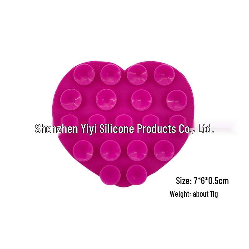 Silicone Phone Holder: Portable, Anti-slip, Stable Suction Cup Back Sticker