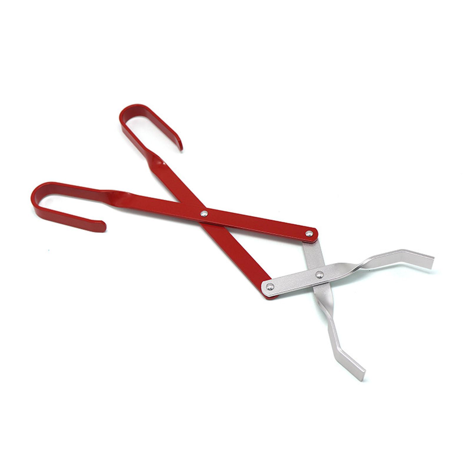 

Щипцы для дров Алюминиевые с длинной ручкой Щипцы для костра Захват для угля для кухни, улицы, кемпинга, барбекю