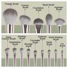14Pcs Soft Bristle Makeup Brushes Set Fluffy Brush Head Professional Makeup Tools  Full Face Makeup