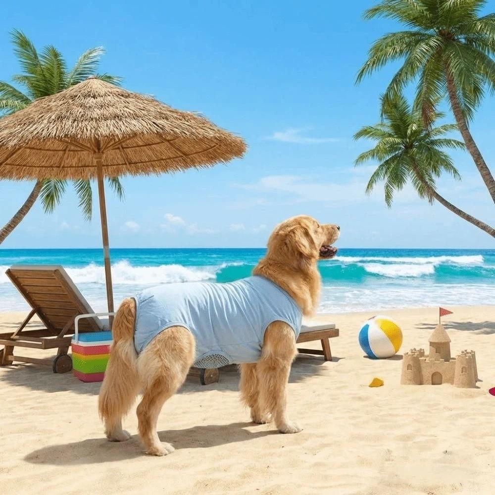 Breathable Cat Recovery Suit Soft Pet Anti-Lick Cloth Pet Sterilization Suit  Spayed/Neutered