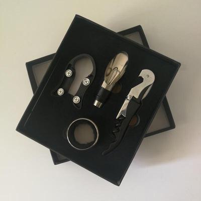 ZISIZ Elektrischer Wein- und Bieröffner 4-teiliges Geschenkset