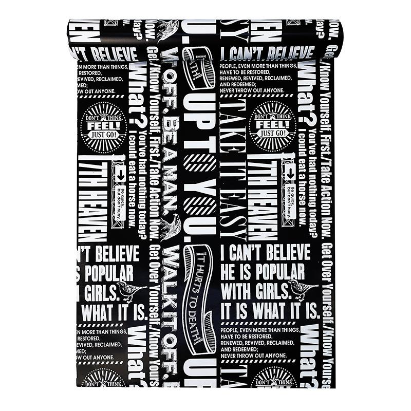 Vintage Newspaper Self Adhesive Wallpaper Vinyl Peel and Stick Contact Paper Removable for Furniture Shelf Drawer Liner Home DIY