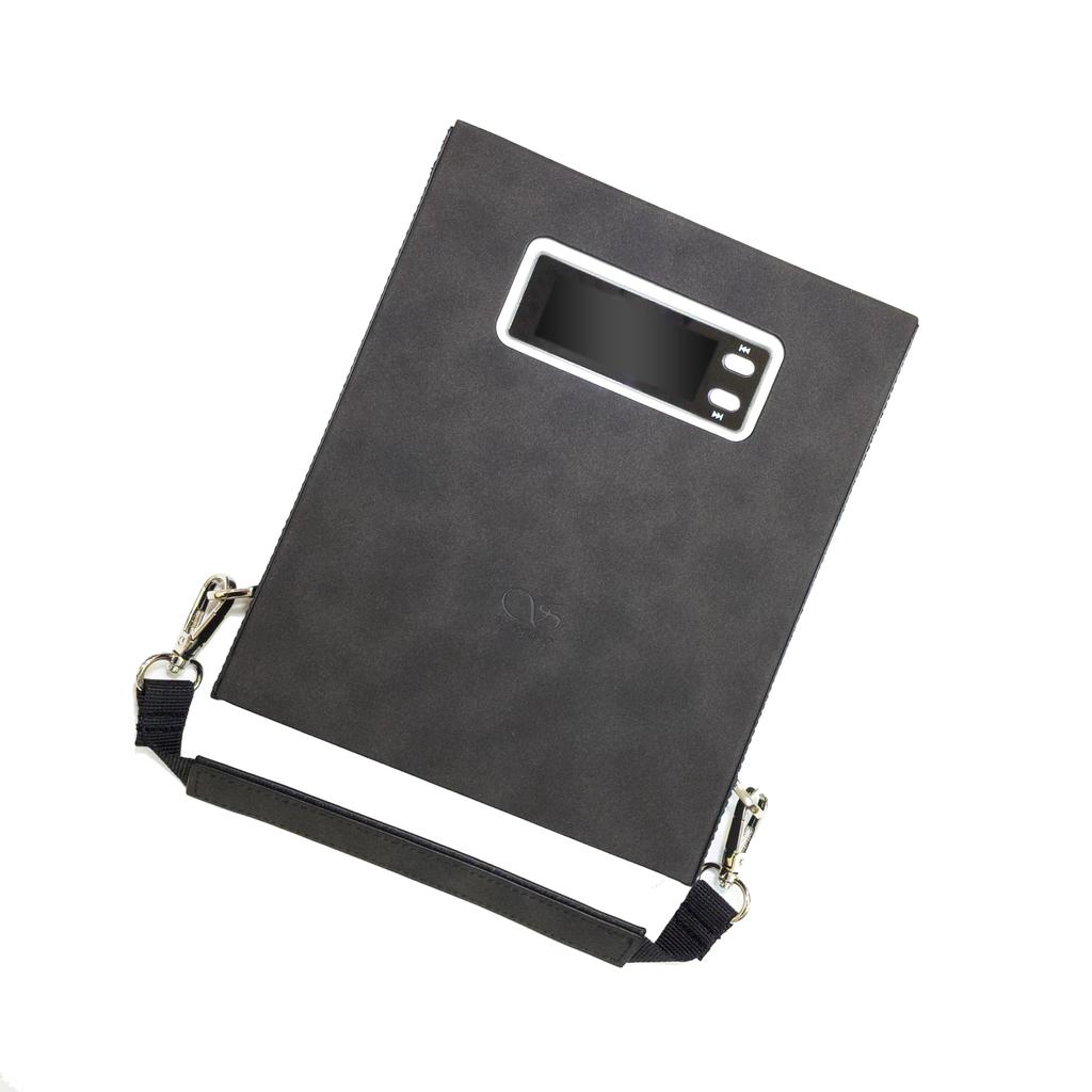 SHANLING EC Mini Exklusive SHANLING Tragbarer CD-Player Tragetasche aus PU-Leder mit schützendem Schultergurt inklusive schwarzem CASE/BAG Case/Bag Strap/Short