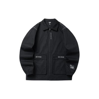 Basketball Collection Jackets Men's Black Lapel Moderate Other 952221610-2