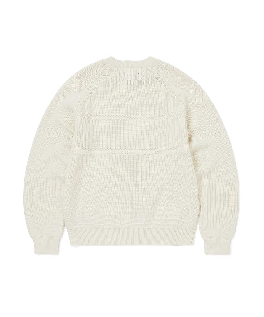 THISISNEVERTHAT T-Logo Knit Sweater White