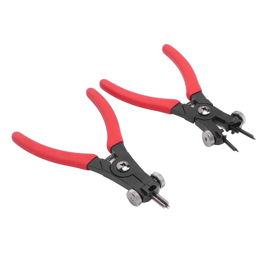 2pcs Snap Ring Pliers Set Adjustable Internal External Snap Ring Pliers for Most Vehicles Snap Ring Retaining Remover