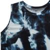 Women Casual Loose Tie-dye Print Pocket Long Dress Sleeveless Split Maxi Dresses
