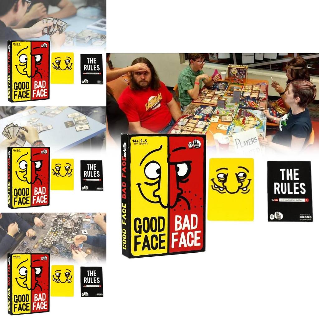 Good Face Bad Face Funny Face Masks For Hilarious Party Games And Family Fun