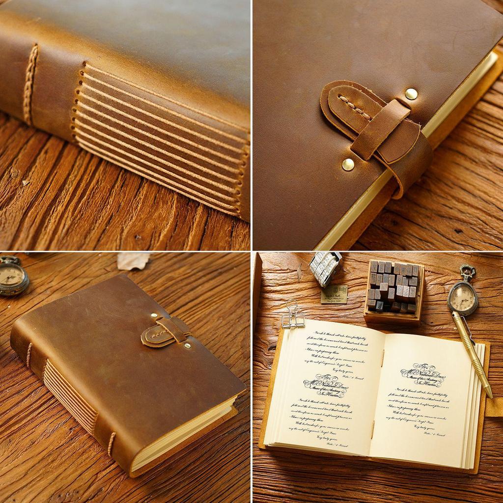 Handmade Genuine Leather Sketchbook & Diary