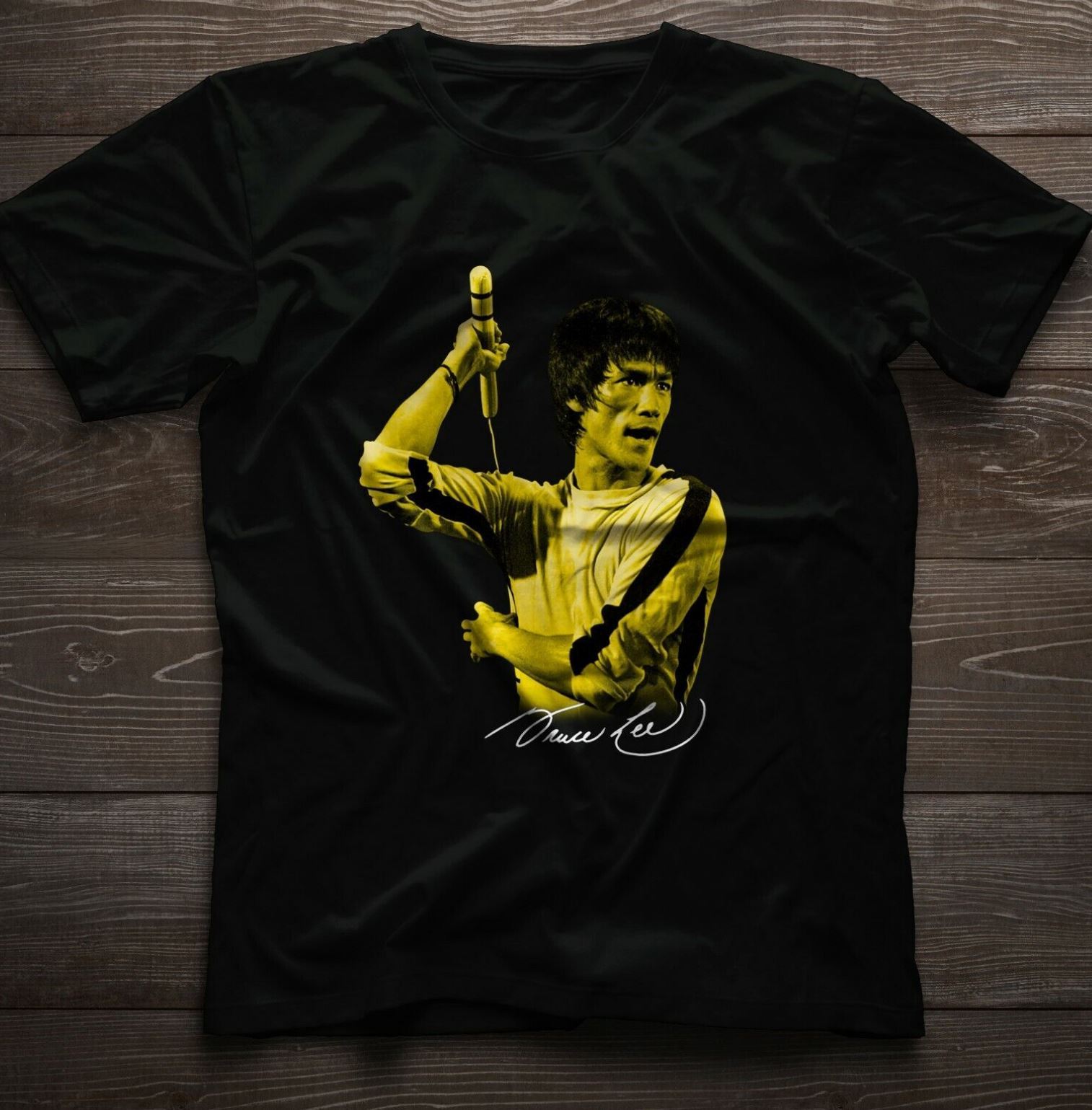 26 Game of Death Movie BRUCE LEE MMA Martial Arts Jeet Kune Do Black T-Shirt Unisex T-Shirt L