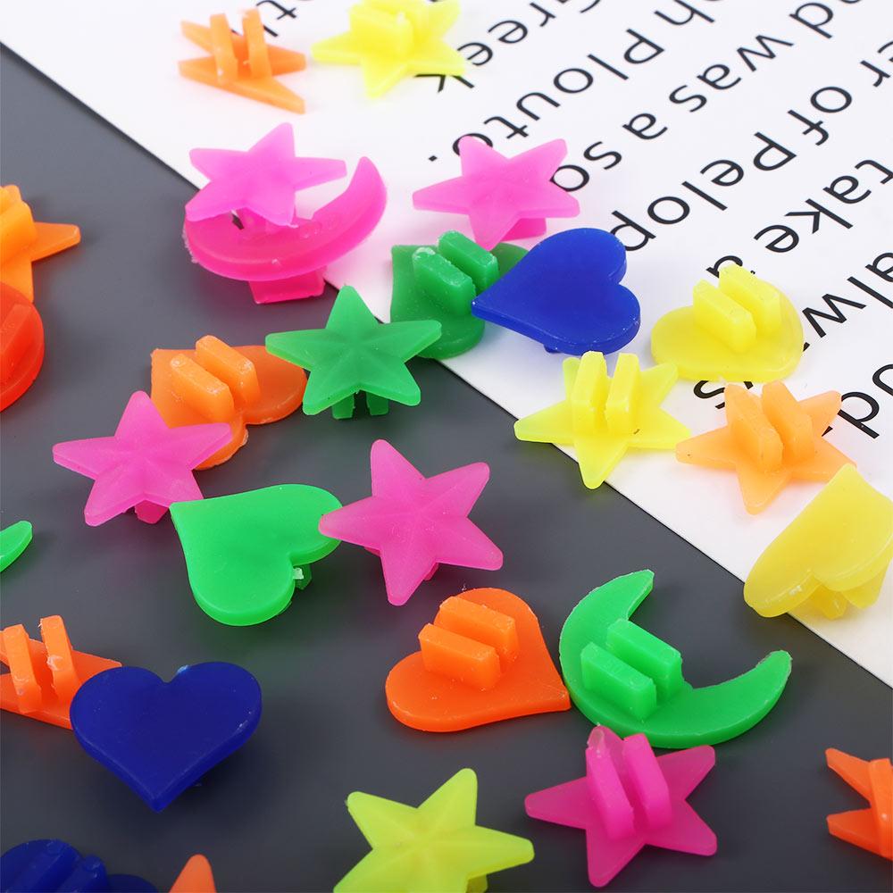 

Plastic Children Decoration Bike Accessories Plastic Beads Bicycle Wheel Spoke Clips Multi Color