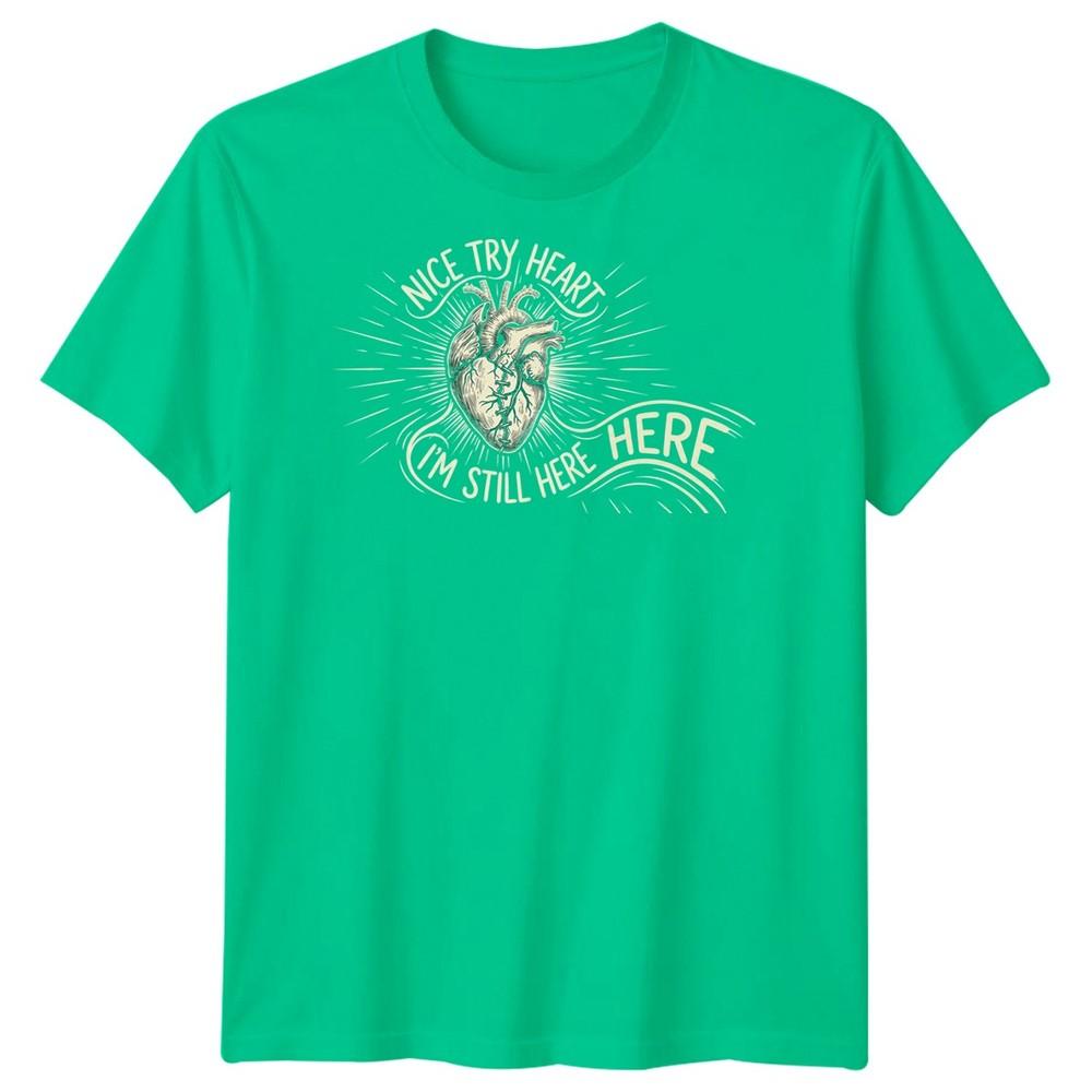 Heart Attack Recovery Survivor Unisexs T Shirt Heart Health Recovery Graphic Tee S