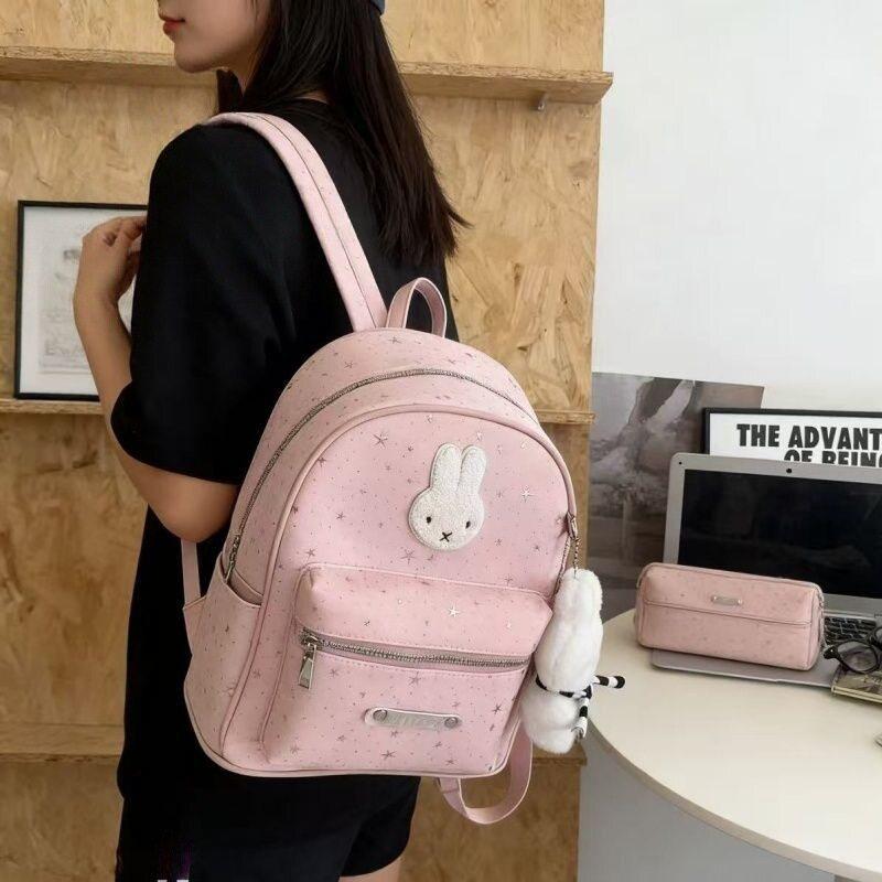 Schoolbag Korean Polka Dot Rabbit Star Schoolbag Miffy Rabbit Backpack High Value Cute Girl Going Out Small Backpack Mini