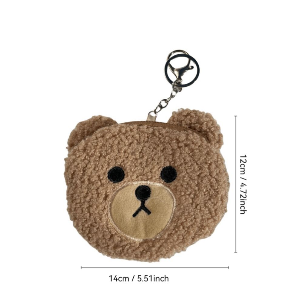 Bear Shape Wallet Cartoon Card Holder 2024 Storage Bag  Gift