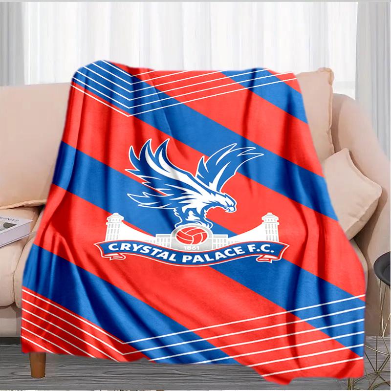 Crystal Fc Crest Printed Throws Blanket Soft Flannel Blankets for Couch Bed Gifts for Men Women Picnic Blanket Christmas Gifts