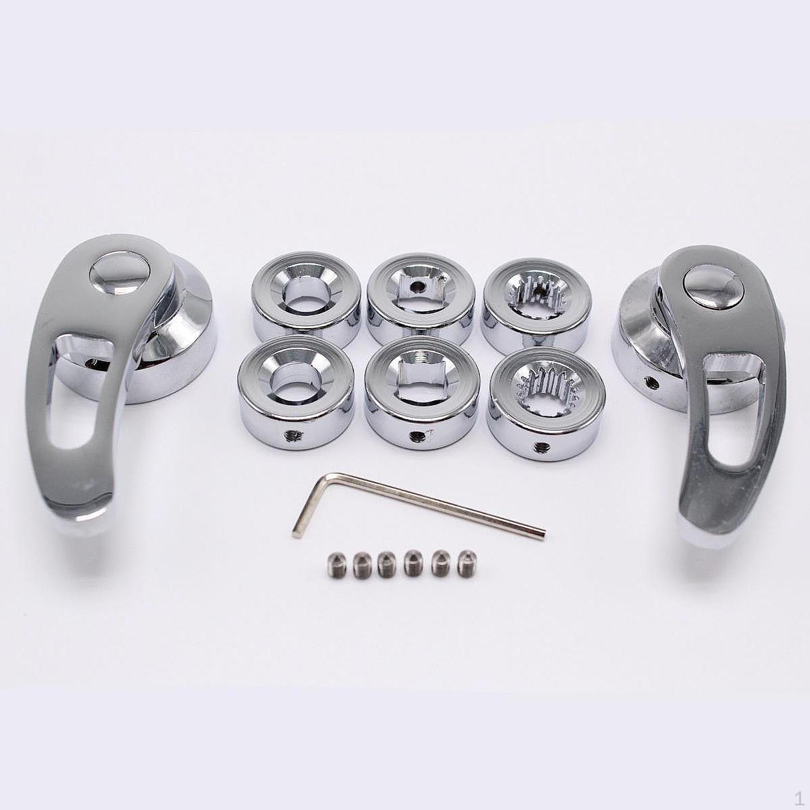 

Комплект дверних ручок Аксесуари Запасні частини Зносостійкі Практичні Легка установка Заміна срібний