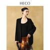 HECO Women's French Style Linen Blend Knit Cardigan