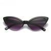 Retro White Cat Eye Sun Eyeglasses for Female Retro Latest Stylish Compact Half Frames Eyewear Trending Travel Sexy Woman Sunglasses