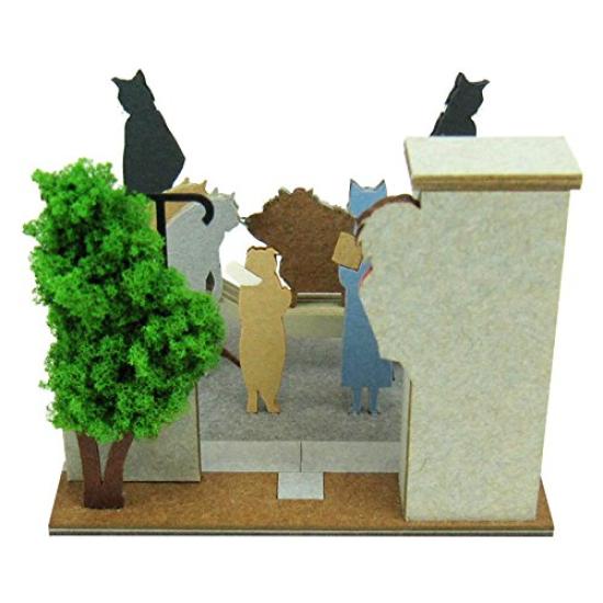 Sankei Studio Ghibli Mini The Cat Returns Cat Parade Paper Craft Non-scale MP07-62