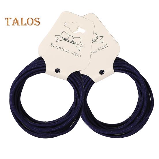 

20 шт., толстые резинки для волос, тонкий материал, высокоэластичные веревки для волос, противоскользящие топы для волос, повязка для волос для женщин и девочек чёрный