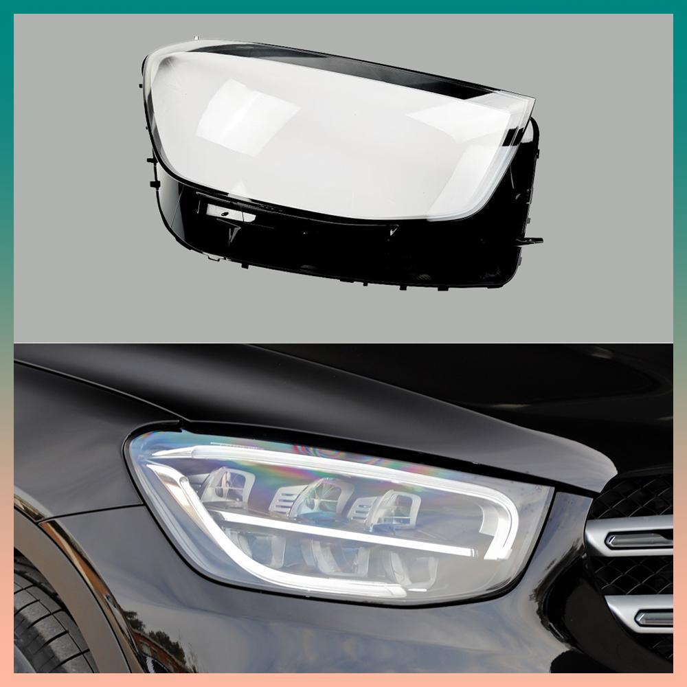 For Mercedes-Benz GLC W253 GLC200 GLC260 GLC300 2020 2021 2022 Car Headlight cover Headlamp Lens Auto Shell Cover Right Side