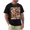 Chris Hemsworth Collage TShirt Casual Fashion Short Sleeve Cotton TShirt