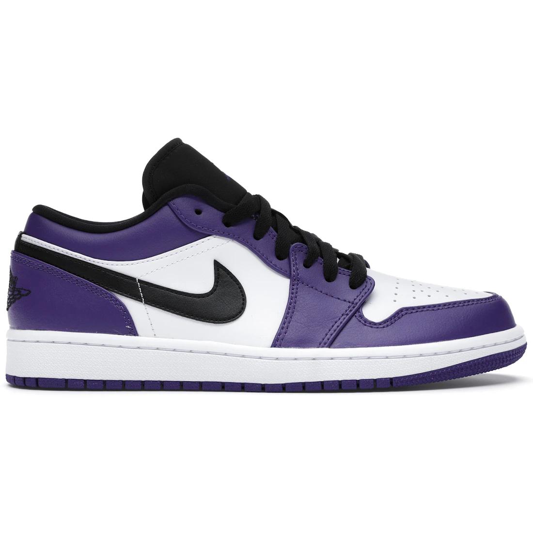 

Sneaker Jordan 1 Low Court Purple White(553558-500) 42.5