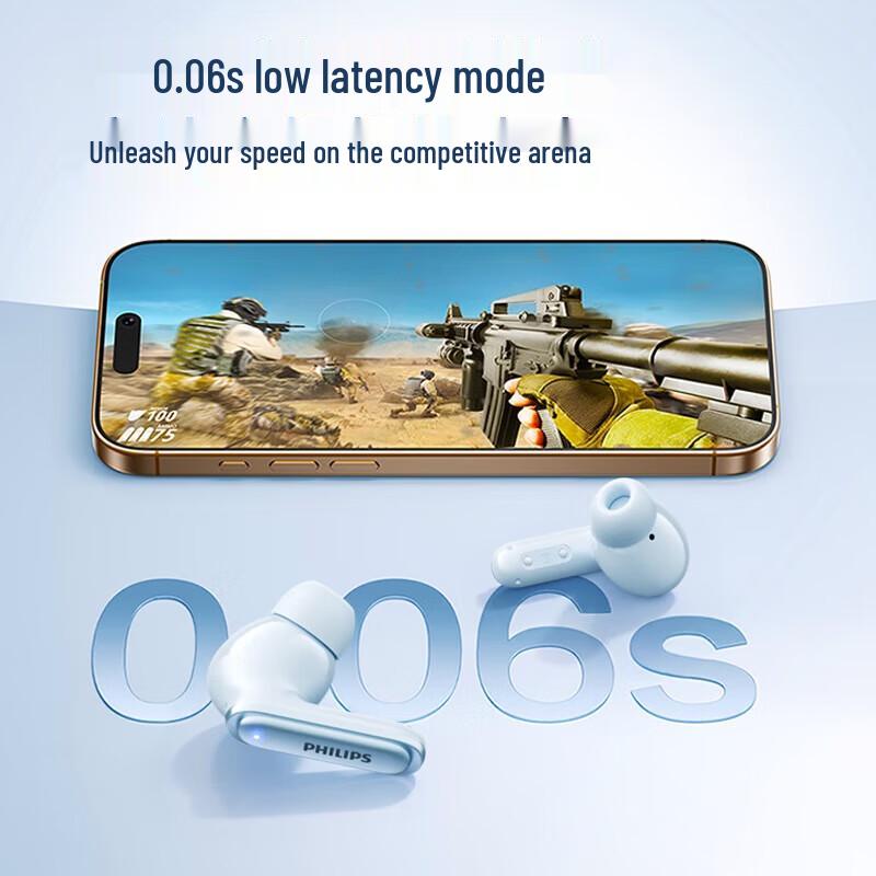 Philips TAT2120 True Wireless Bluetooth Earbuds with ANC