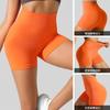 High-Waisted Seamless Yoga Shorts Women Butt-Lifting 3/4 Length Running Gym Leggings Quick-Dry Stretchy Workout Pants