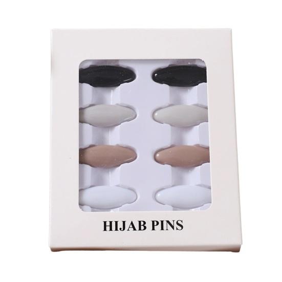 

8 шт. легкие противоскользящие булавки для воротника для одежды, булавки для фиксации повязки на голову, фиксатор для шарфа G