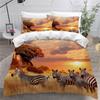 3D Printed Boutique Bedding Set Cartoon Animal 3-Piece Set for Children and Adults Full Size Soft 100% Microfiber Zipper