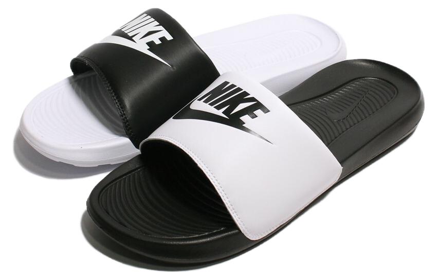 Nike Victori One Slide  White Black  Women s DD0228-100 39