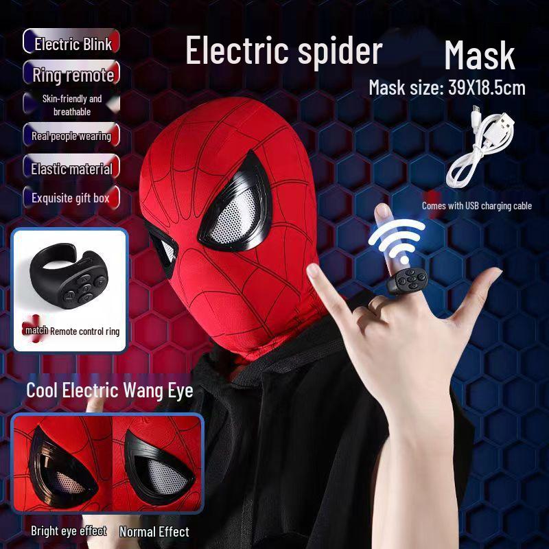 Spider-Man Miles Morales Light-Up Costume Mask for Kids