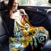 1 pezzo, Coperta Plaid Bambi, Tamburino e Signorina Coniglietta, Arredamento Casa, Copridivano, Esterno, Regalo per Amici, Plaid in Flanella, Camera da Letto, Soggiorno, Viaggio