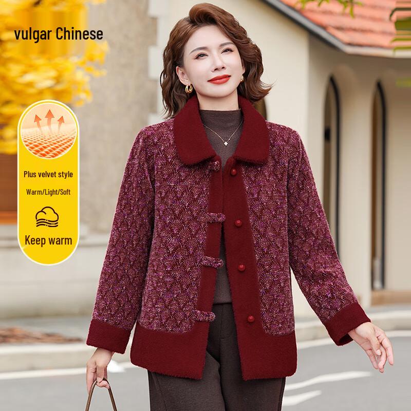 

Women s Stylish Fleece-Lined Winter Jacket 4XL